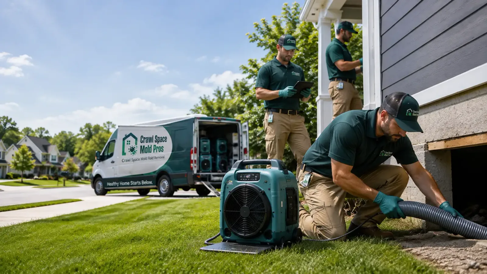 Crawl Space Mold Removal in Marshall, ND